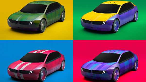 BMW i Vision Dee, способный менять цвет - видение будущего